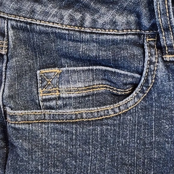 Pre-Owned Fashion Bug sz 16WP Stretch Boot Cut Jean with Tummy Tamer Inset - Picture 10 of 12